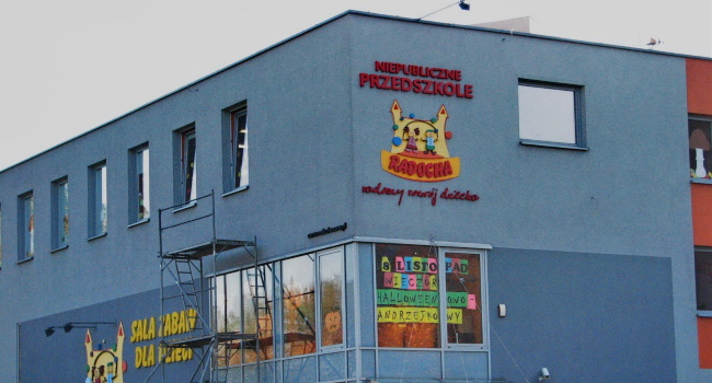 Przedszkole Radocha w pszczynie - Wylewki Stroński Bielsko